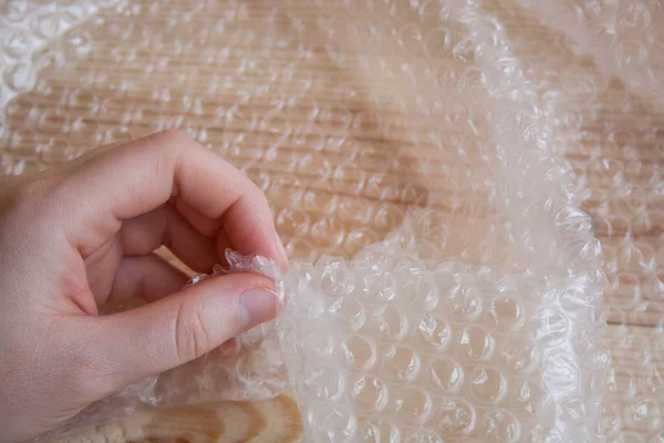 Burst bubbles in bubble wrap. Antidepressant