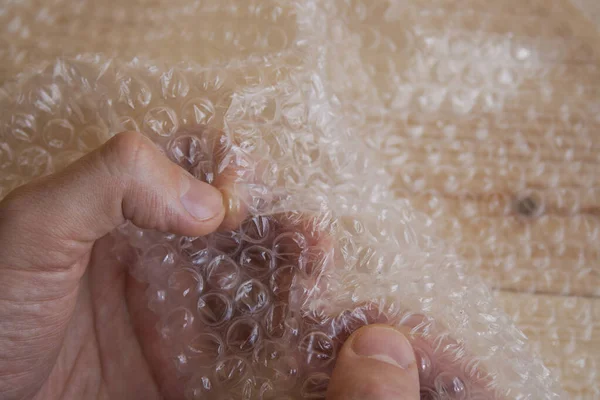 Burst bubbles in bubble wrap. Antidepressant