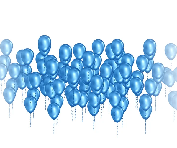 Blue balloons — Stock Photo, Image