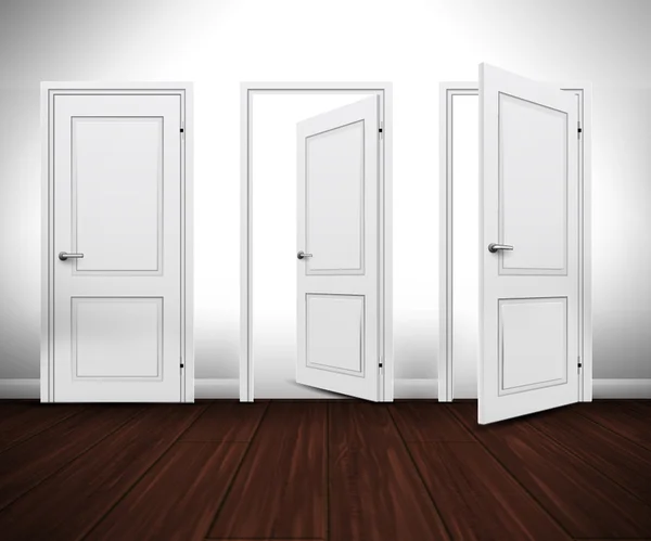 Collection of doors — Stock Photo, Image