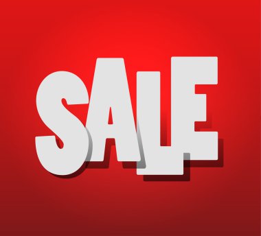 Kırmızı zemin üzerine sıcak satış