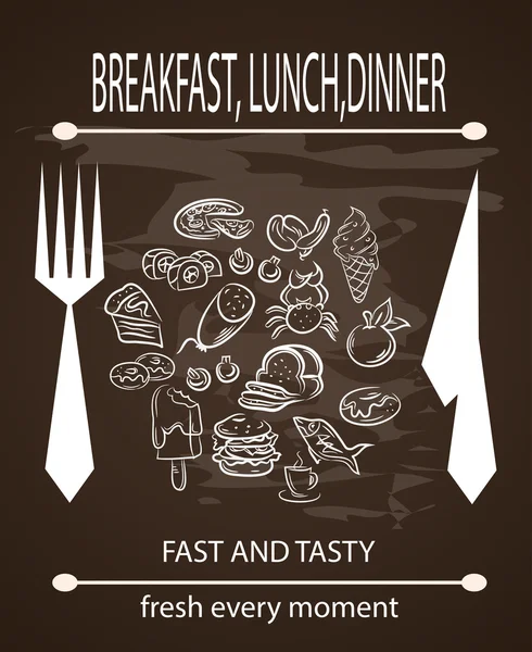 47,889 Breakfast lunch dinner Vector Images | Depositphotos
