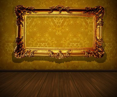 Vintage iç çerçeve ile