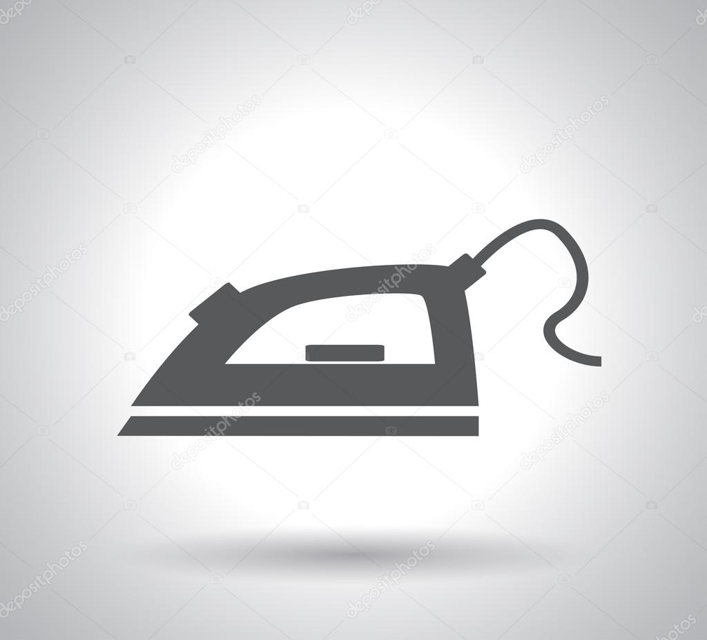 Flat iron icon — Stock Vector © samoilik 68068735