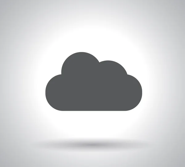 Icona di archiviazione cloud — Vettoriale Stock