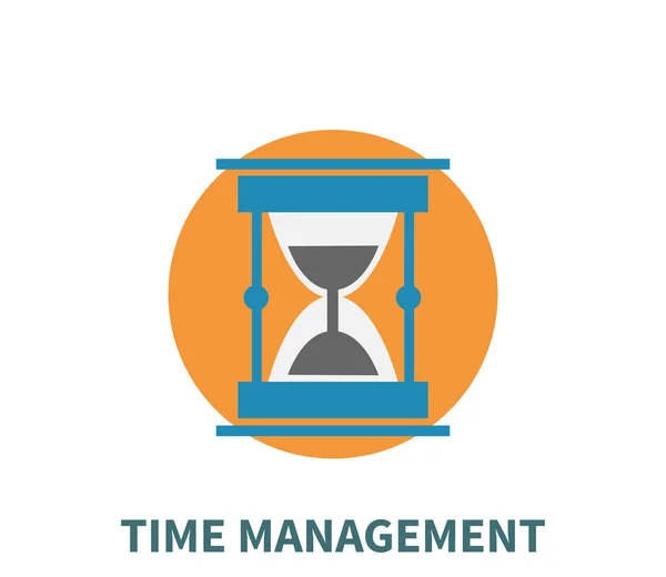 ビジネスのための時間管理 — ストックベクタ