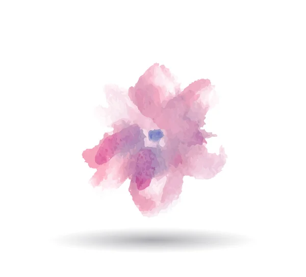 Vacker rosa blomma — Stock vektor