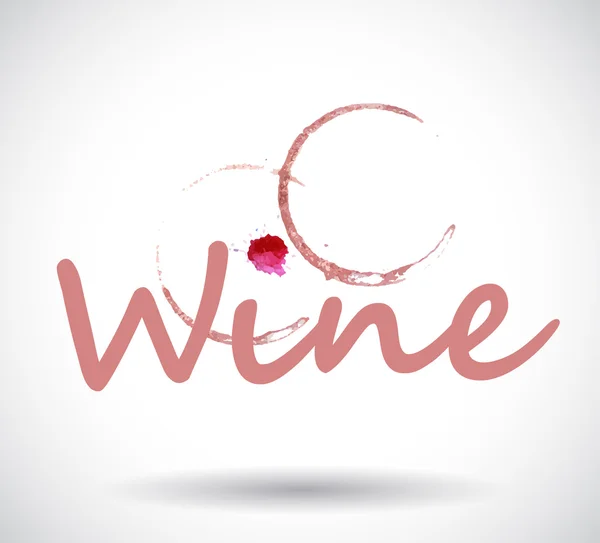 Fondo mancha de vino — Vector de stock