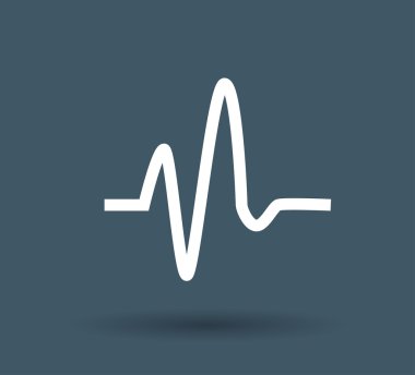 cardiogram web icon clipart
