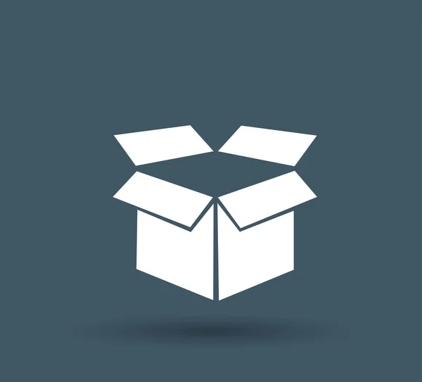 Open box icon — Stock Vector