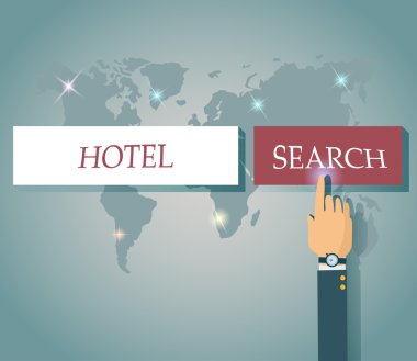 Kırmızı arama düğmesini otel