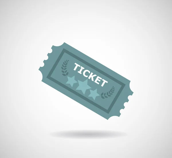 Cinema ticket icon — Stock Vector