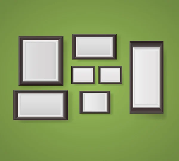 Big set of picture frames — Stock Vector