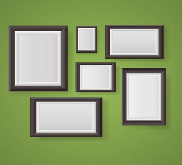 Big set of picture frames — Stock Vector