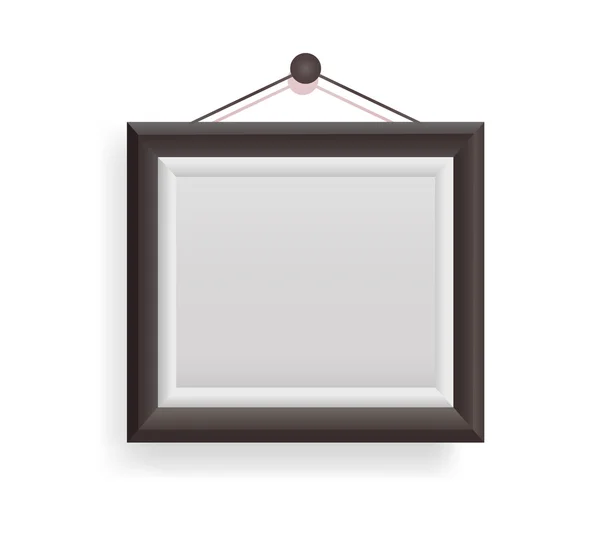 Blank picture frame template — Stock Vector