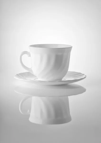 Cups for tea on a white background — Stock Photo, Image