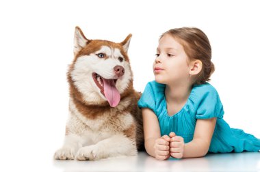 Bir husky kızla