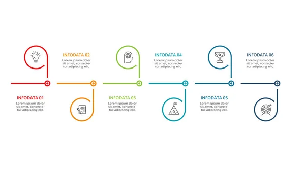 Iconos Diseño Gráfico Vectorial Marketing Para Diagrama Gráfico Presentación Gráfico — Archivo Imágenes Vectoriales