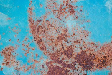 Web dekorasyonu veya metin eklemek için eski mavi çinko duvar arkaplanı