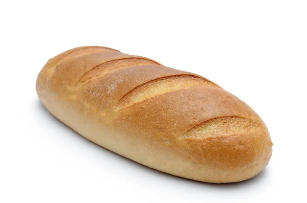 Pečení Čerstvý Chléb Izolované Bílém Pozadí — Stock fotografie