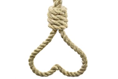 kalp şeklinde ip döngü