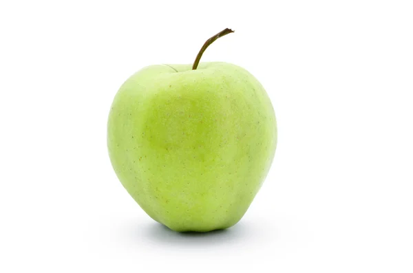 Gouden heerlijke verscheidenheid appels, geïsoleerd op een witte achtergrond — Stockfoto