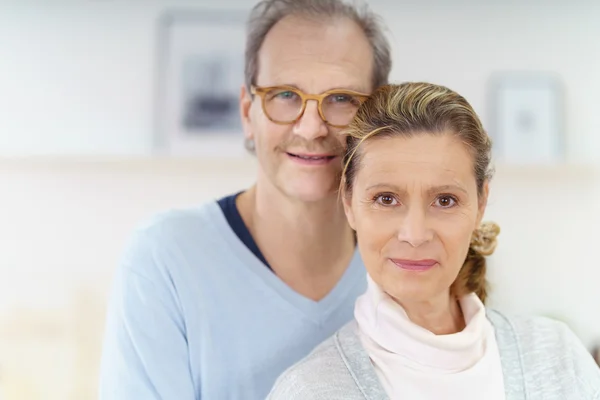 Affectionate middle-aged couple — Stock Photo, Image