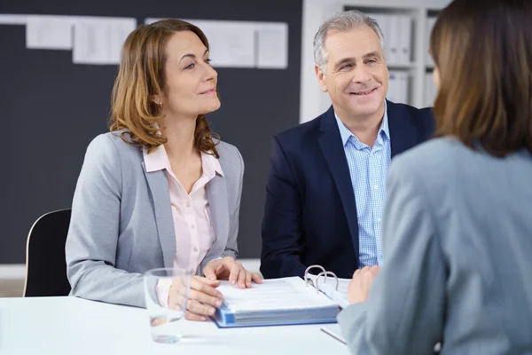 Business partners or team in a meeting — Stock Photo, Image