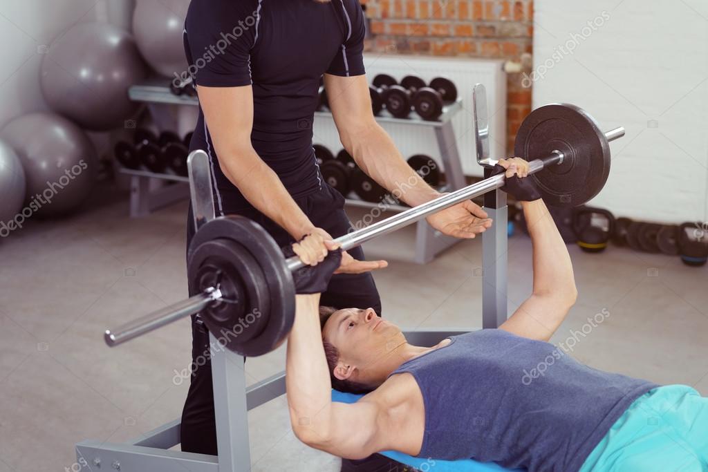 Barbell spotter sale