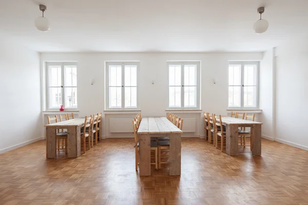 Kantine stijl eetkamer interieur — Stockfoto