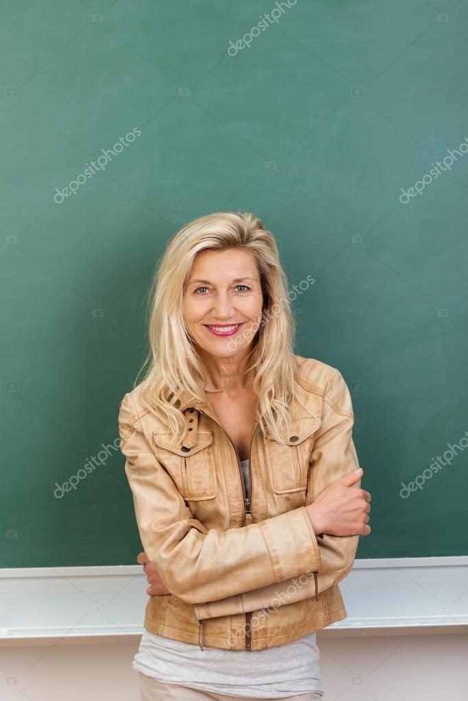 Lehrerin Bruste Schwarz Doppelter
