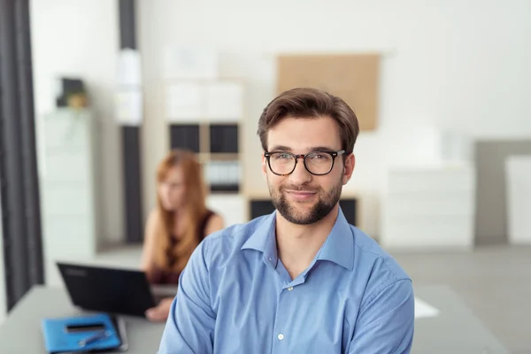 Young Office Man In the Office — стокове фото