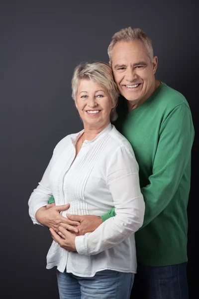 Three-quarter length of happy senior couple — Stock Photo, Image