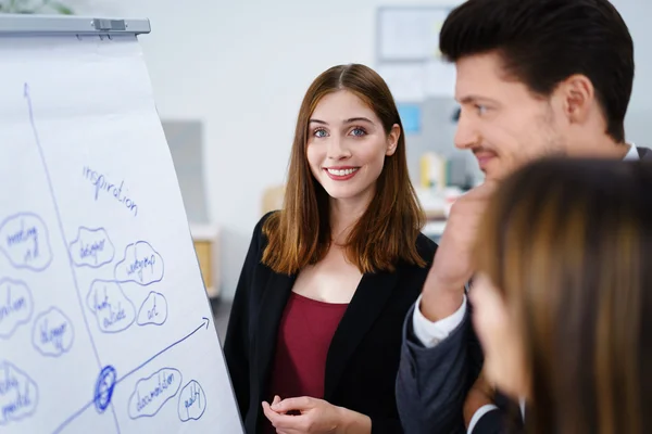 Team di lavoro brainstorming — Foto Stock