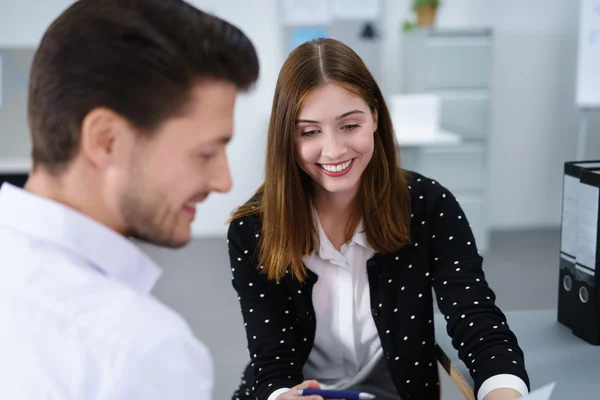 Creative business team working together — Stock Photo, Image