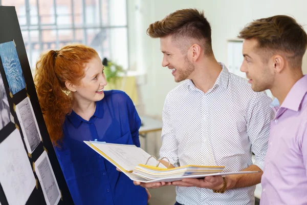 Creative people working on a new designs — Stock Photo, Image