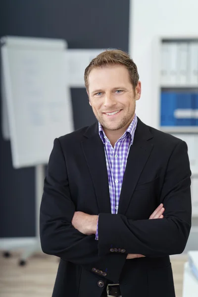 Young business manager in the office — Stock Photo, Image