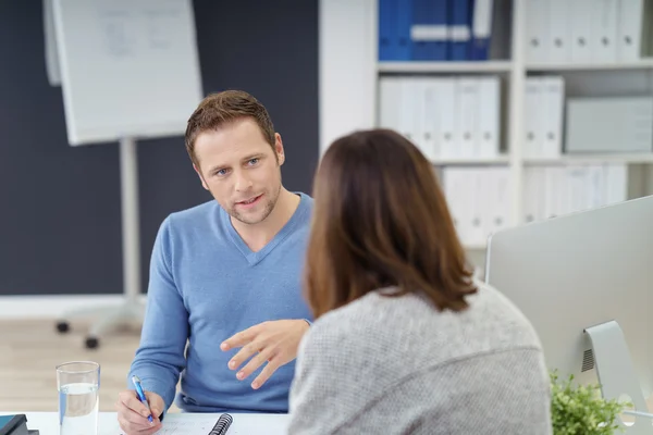 Young business team or partnership — Stockfoto