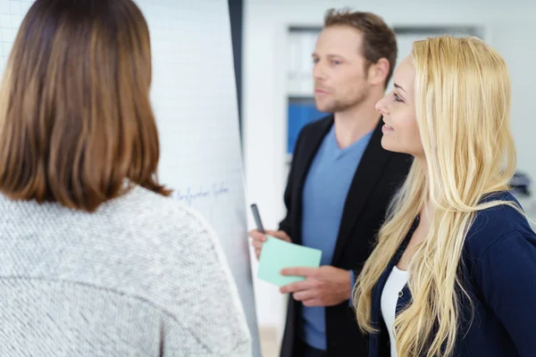 Succesvolle business team in een vergadering — Stockfoto