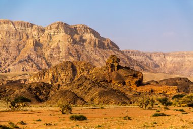İsrail, Timna Park çölde güzel kırmızı kumtaşı
