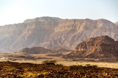 İsrail, Timna Park çölde güzel kırmızı kumtaşı