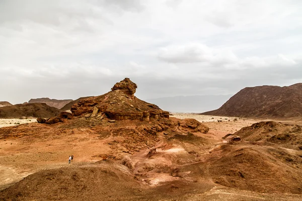 Красиві червоного пісковика в пустелі в Ізраїлі, Timna парк — стокове фото
