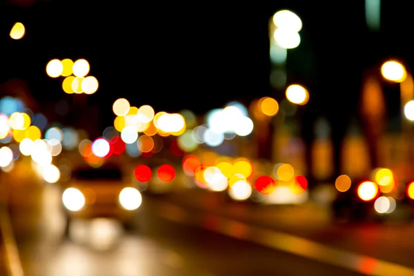 City lights on the street in Eilat — Stock Photo, Image