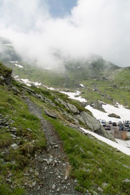 Manzara yüksek dağlar, Transfagarasan, Romania