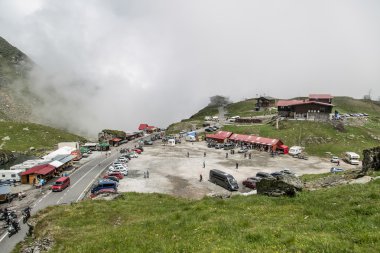 Manzara yüksek dağlar, Transfagarasan, Romania