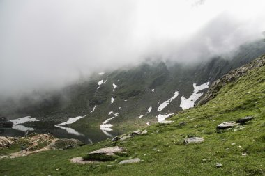Manzara yüksek dağlar, Transfagarasan, Romania