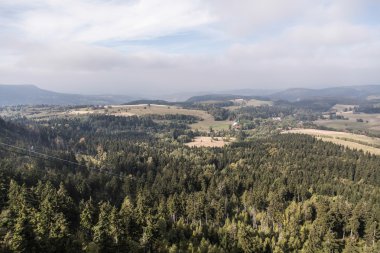 Lehçe sonbahar ile güzel dağ manzarası