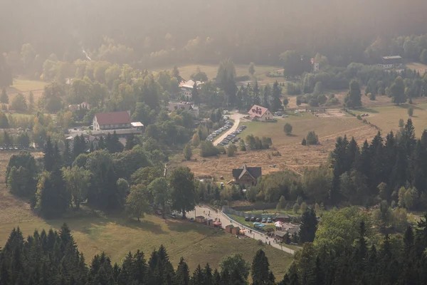 Pięknej górskiej z Polska jesień — Zdjęcie stockowe