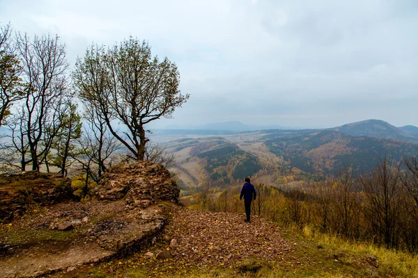 Vakkert fjellandskap med polsk høst – stockfoto