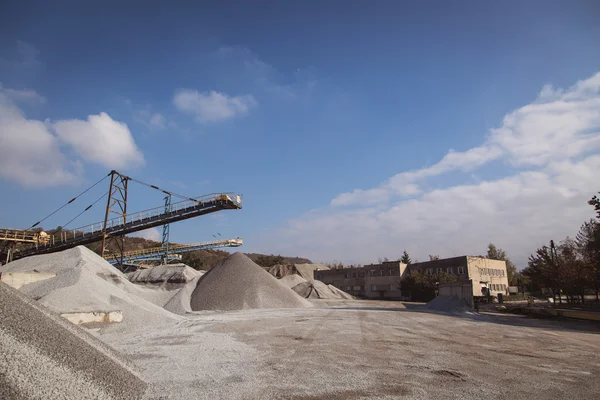 Vue de la mine polonaise, image industrielle Photos De Stock Libres De Droits